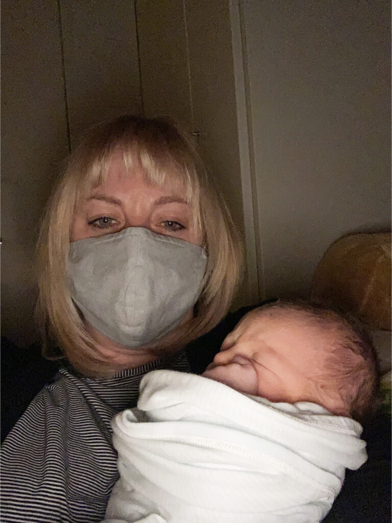 Photo of Lesley with Baby